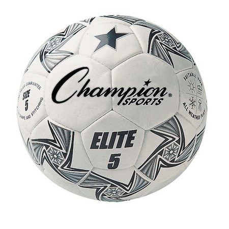 Perfectpitch Elite Soccer Ball, White and Black - Size 5 PE51433